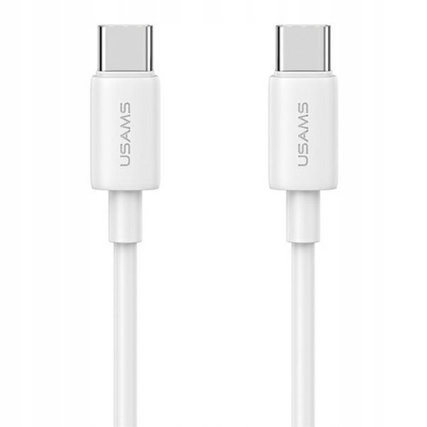 Usams Kabel Usb-c na Usb-c 60W 1mFast Charging Yd Series biały/white SJ711U