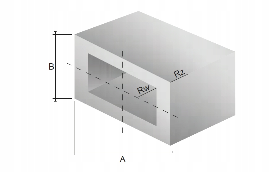 Profil aluminiowy 20x100x1.5 rura prostokątna 140 Rodzaj profil