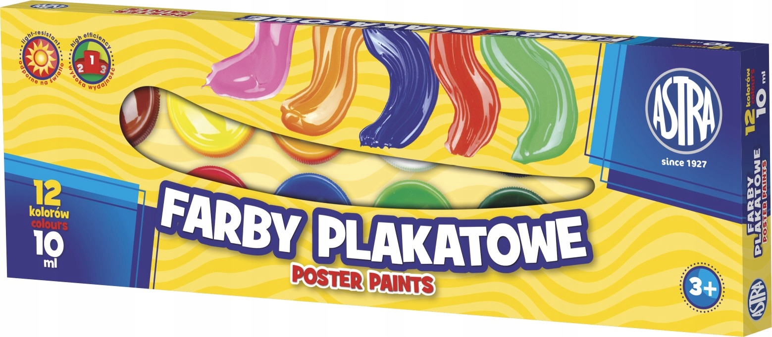 FARBY PLAK. 12KOL./10ML. 83115902 ASTRA A'10 0539