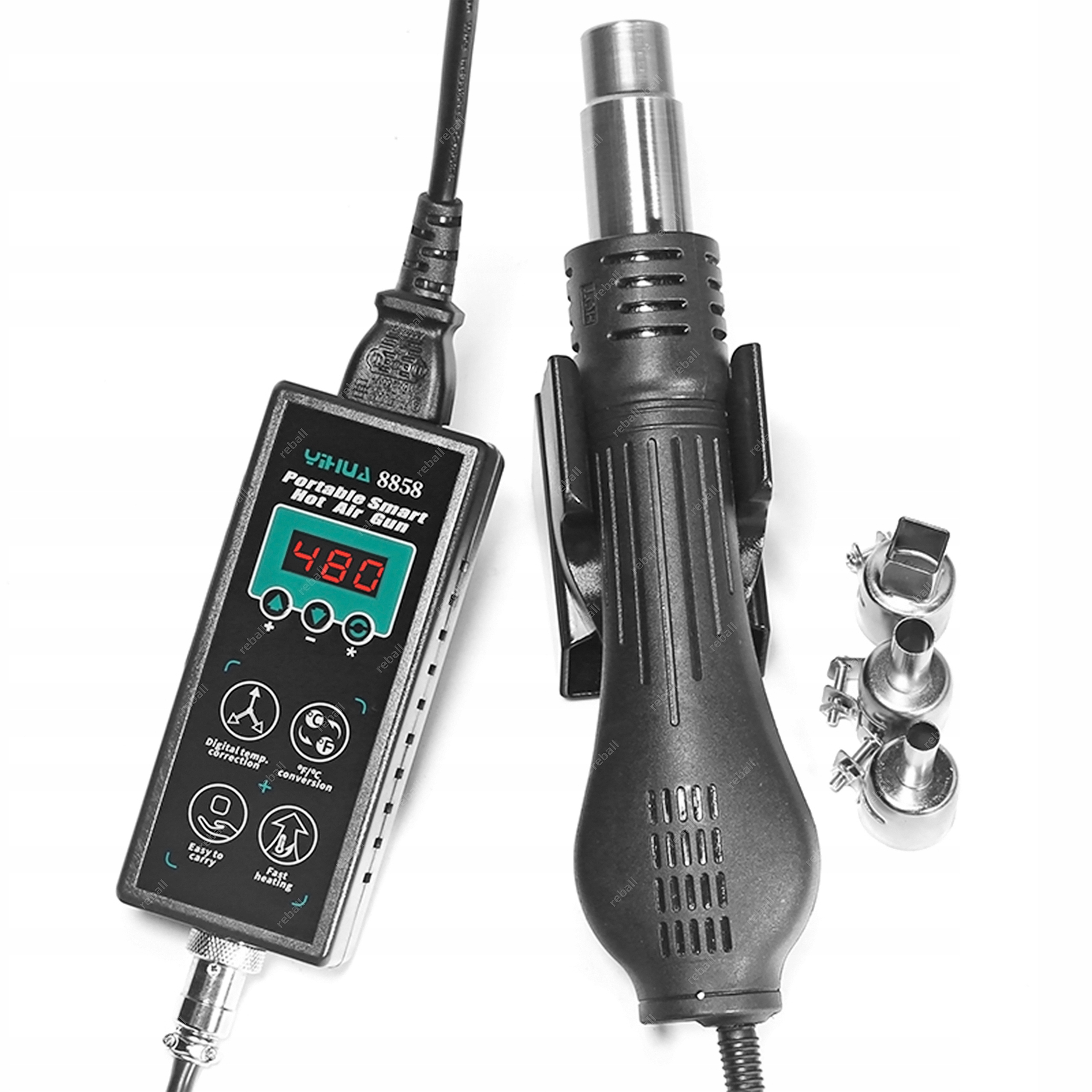 Svařovačka Hot Air 700W 480°C 1-120 l/min Pro Pájení Svařování Plastů