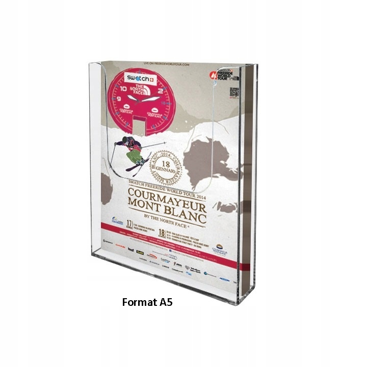 Wieszana kieszeń ekspozytor na ulotki A5 na ściane Marka Grapa Systems