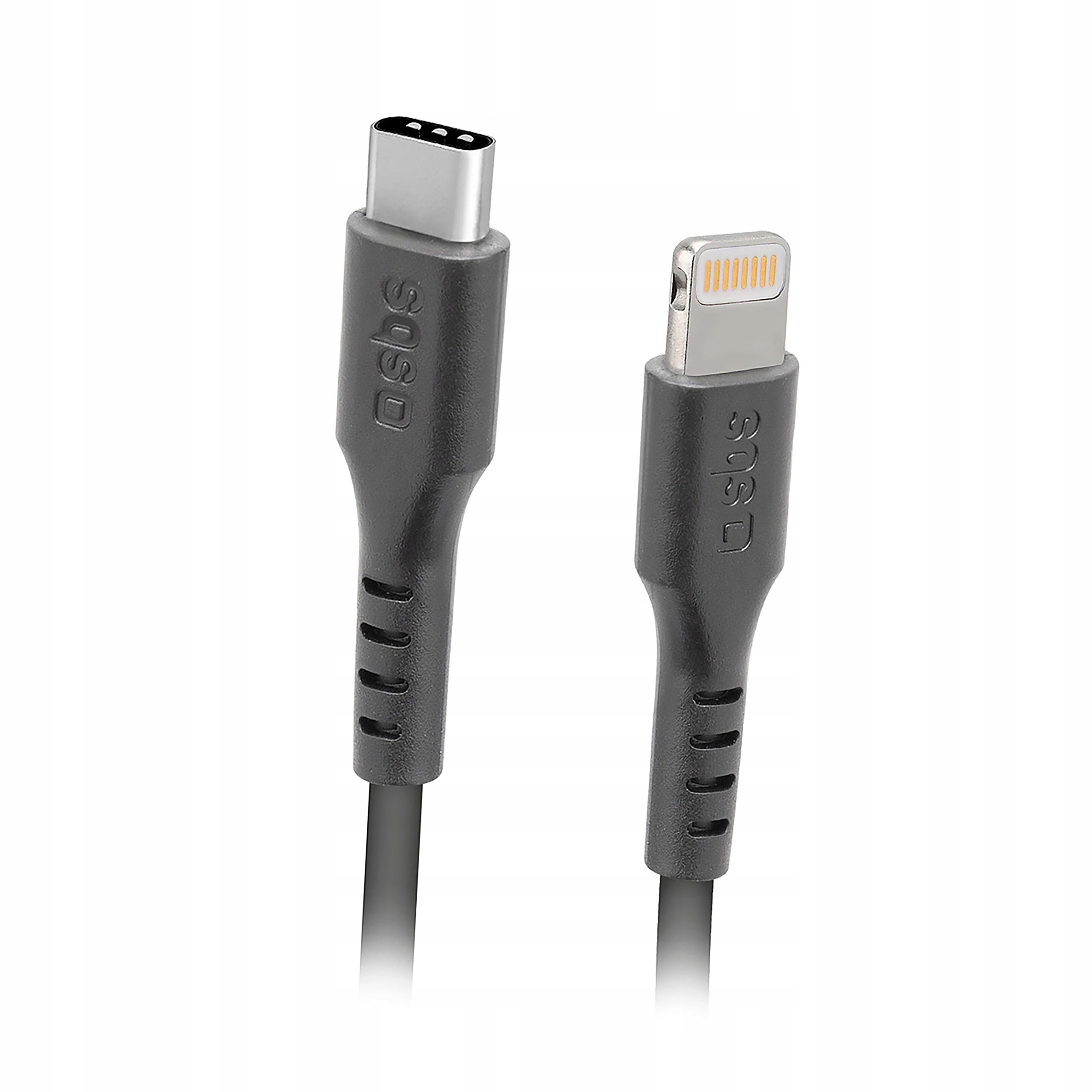 Kabel Sbs TECABLELIGTC1K Usb-c Lightning 20W 1m czarny