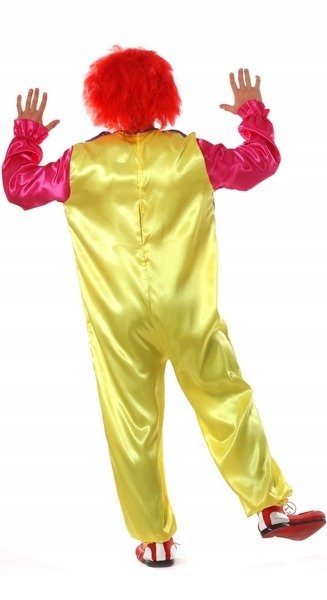 STRÓJ KLAUN KLAUNA ZABÓJCZY STRASZNY HALLOWEEN M Rozmiar M