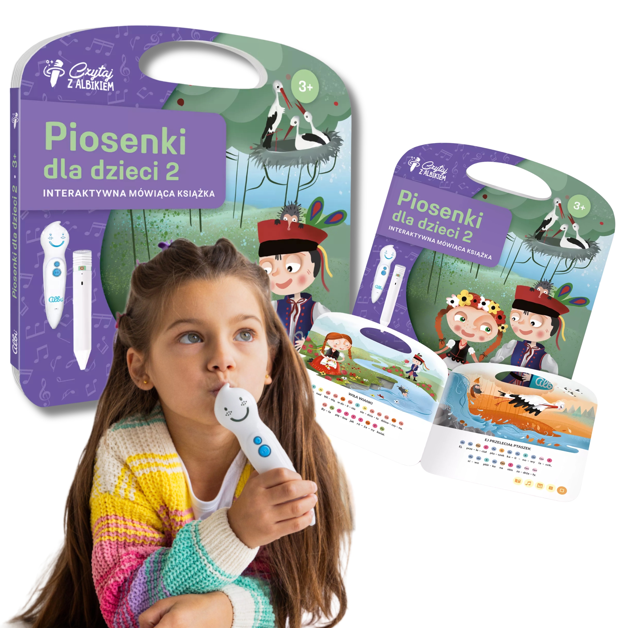 Albi Piosenki Dla Dzieci 2 MiniKsiążka Edukacyjna z Piosenkami Interaktywna