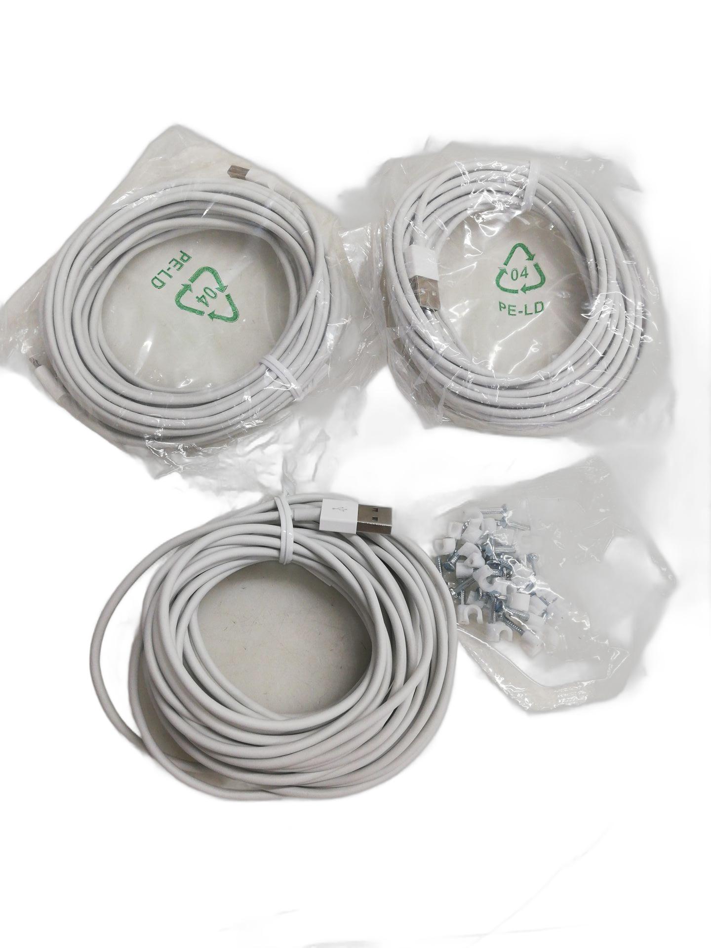 KABLE USB - MICRO USB B 8M 3 SZT