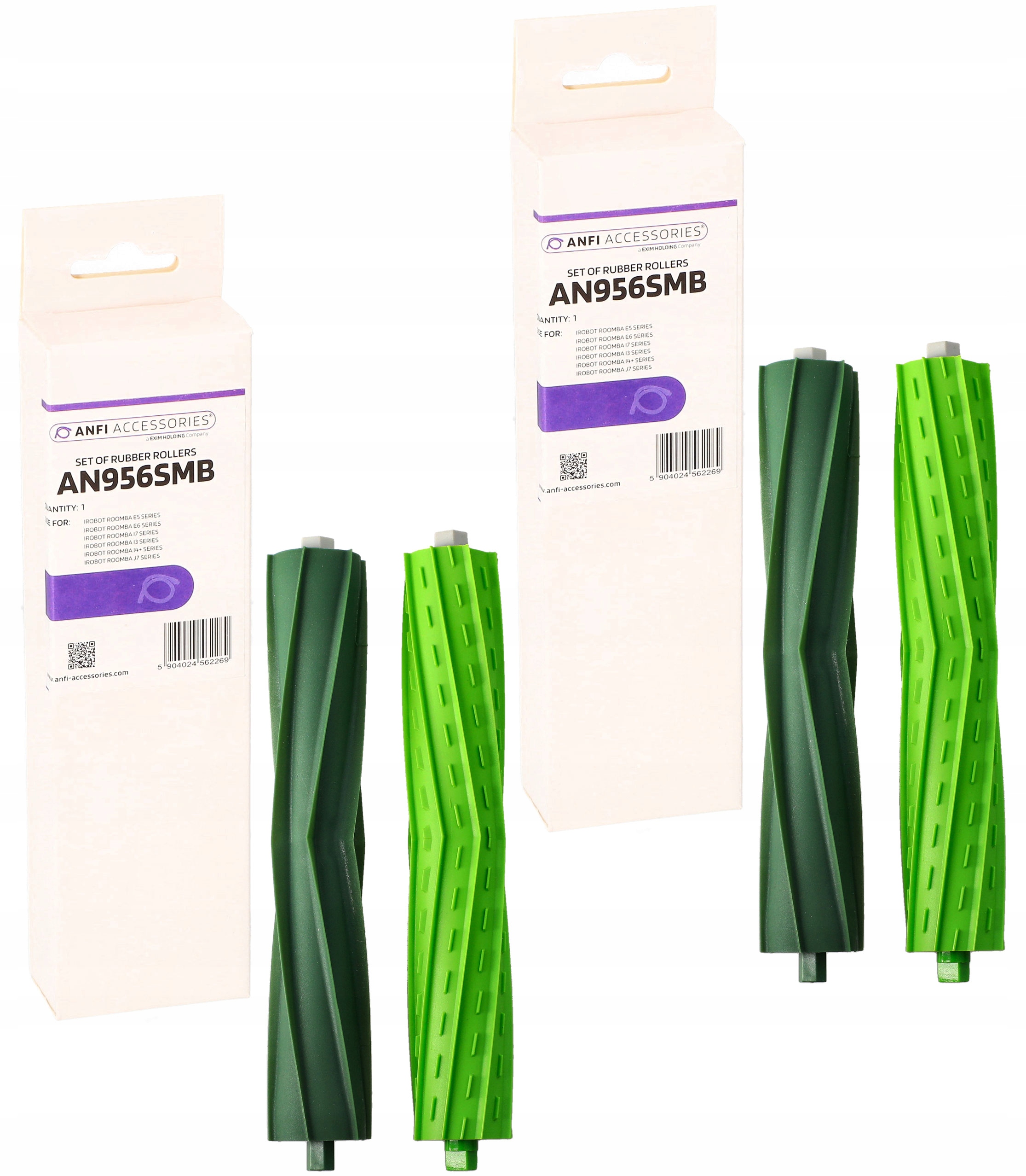 

2x Komplet rolek do iRobot Roomba i3 i4 i7 j7 e5