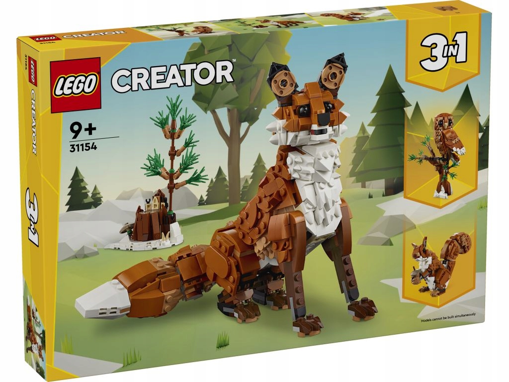 LEGO Creator 31154 Leśne zwierzęta: Czerwony lis Marka LEGO