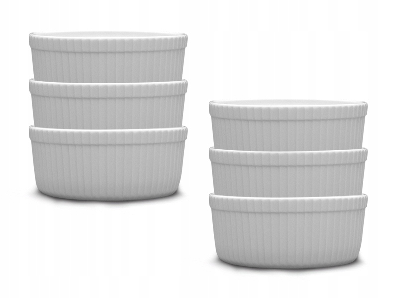 

Lubiana Ameryka 6 x Salaterka Z Reliefem 11,5CM