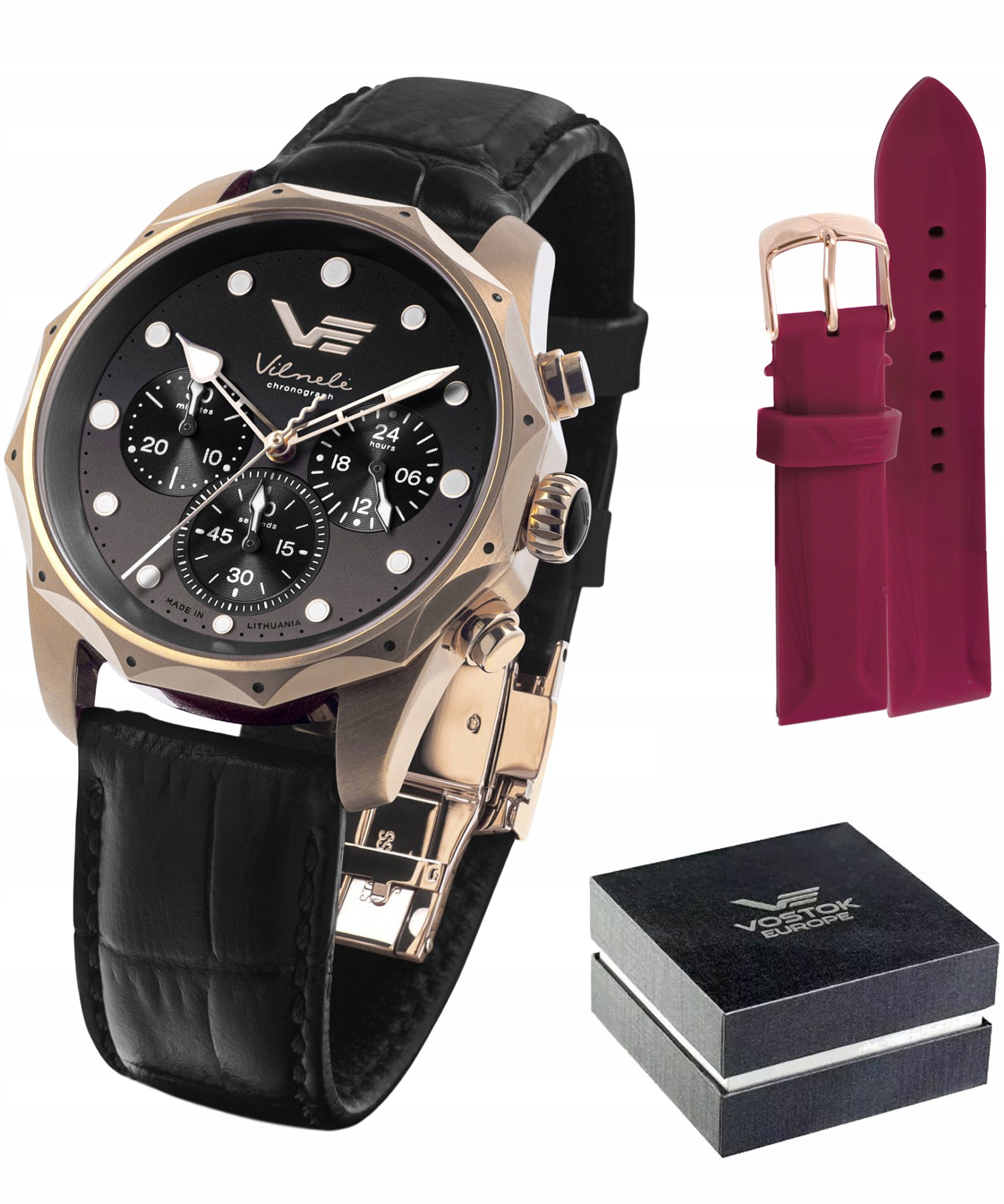 Dámské hodinky Vostok Europe Vilnele Chronograph Limited Edition Set