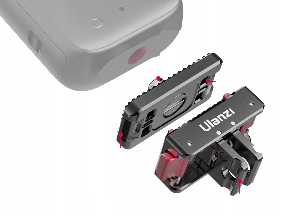 Adapter Uchwyt Szybkozłączka na 1/4'' i GoPro do Insta360 ACE PRO X2 X3 X4 Kod producenta IN-01