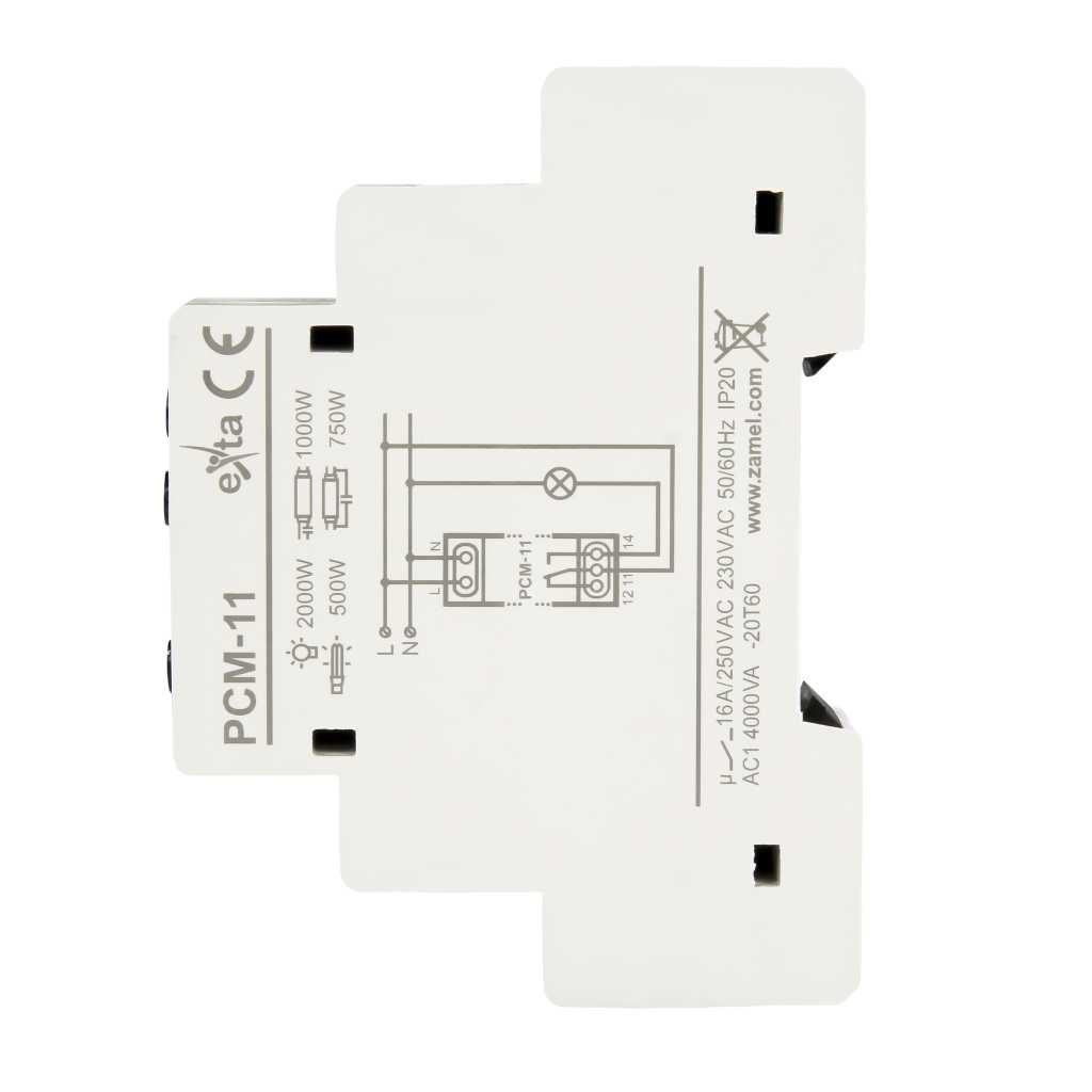 Przekaźnik czasowy cykliczny PCM-11 Zamel Exta Marka Zamel