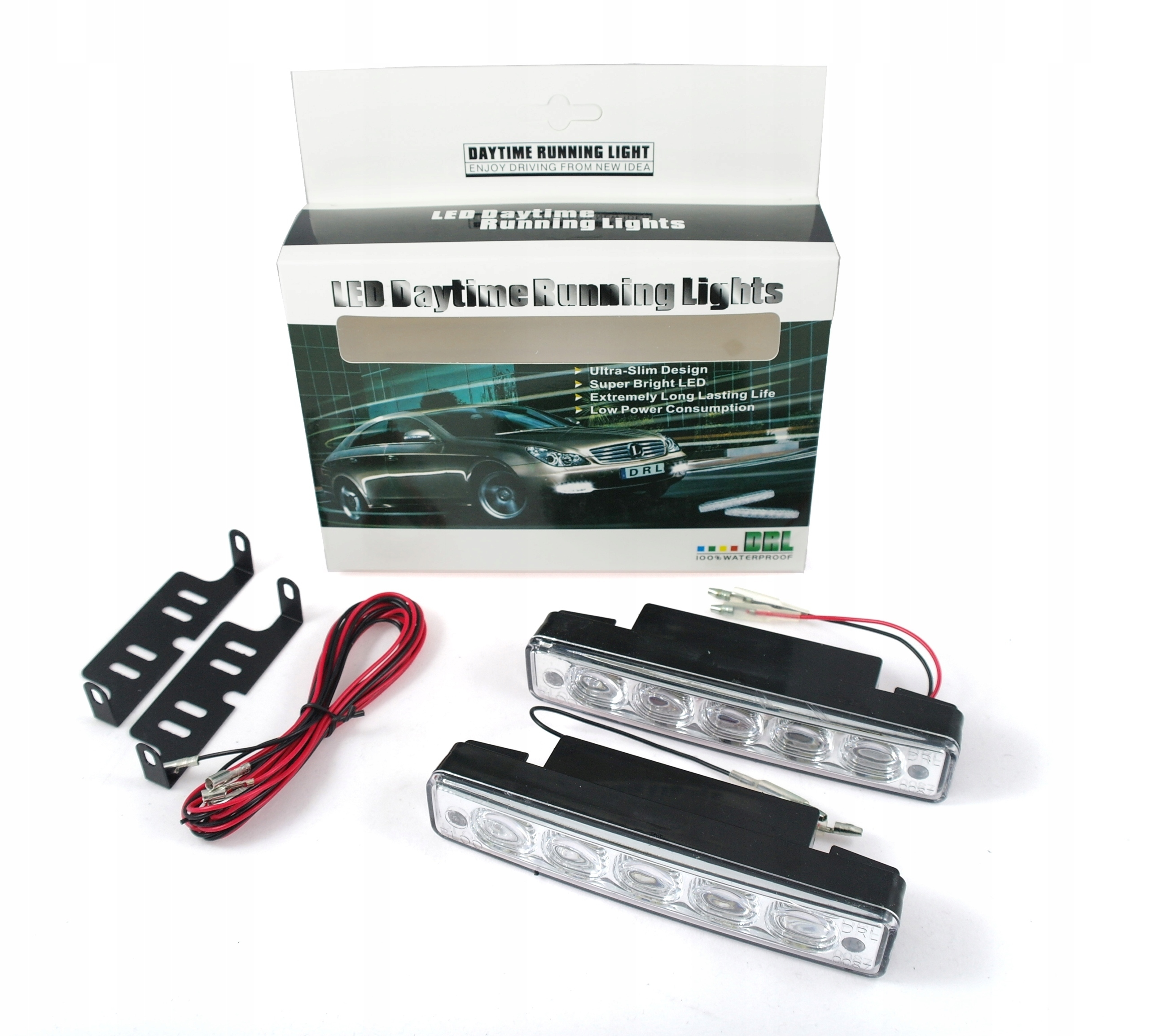 Światła do jazdy dziennej LED lampy dzienne DRL drl20_03s za 46 zł z