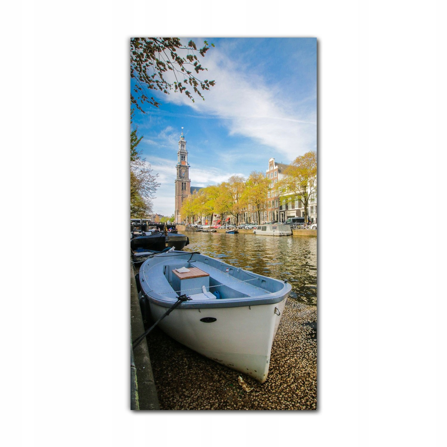 

Foto-obraz szklany do salonu 70x140 Łódź Holandia