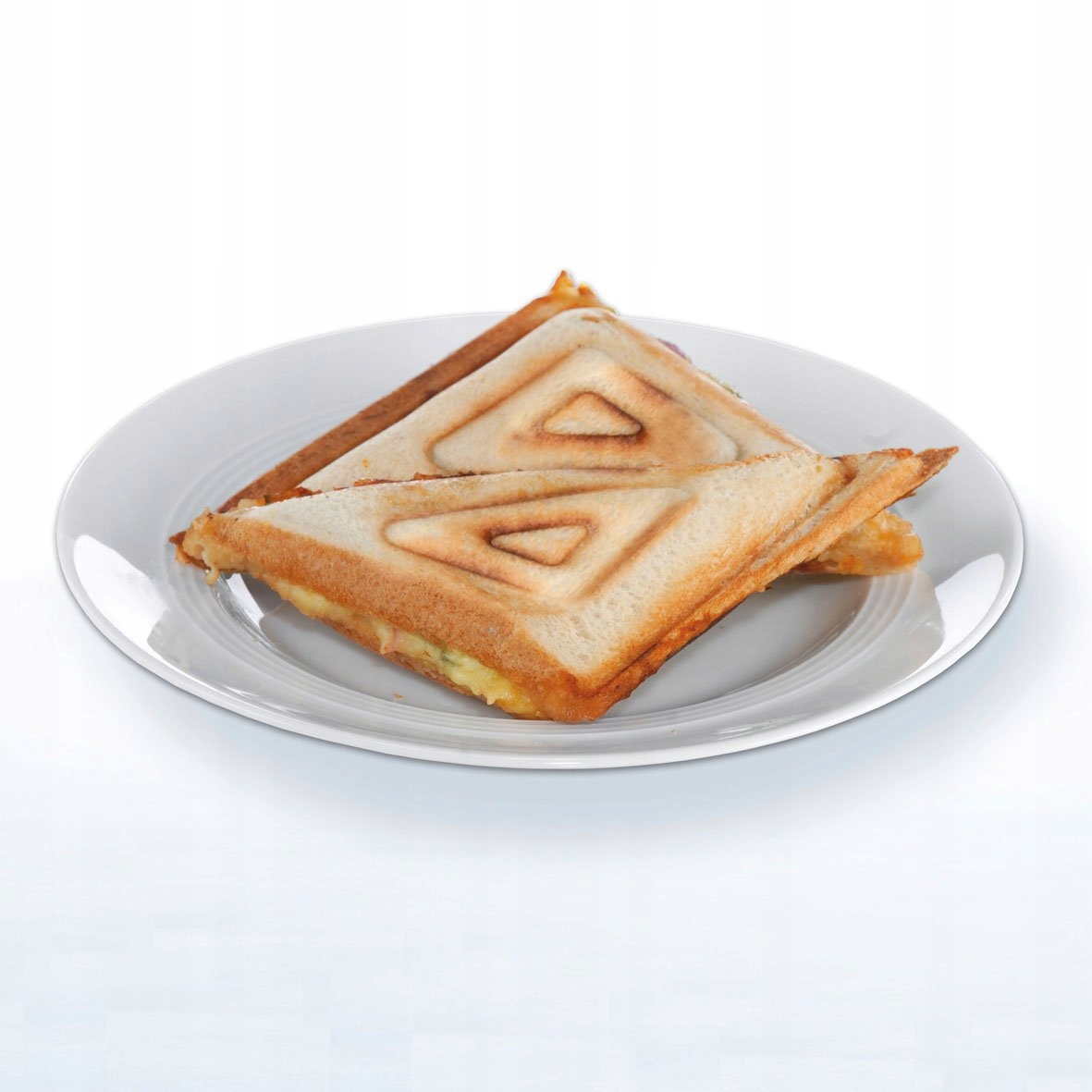 CLOER Sandwichmaker XXL 1800W Na 4 Kanapki Srebrny Z Optycznym Wskaźnikiem — miniatura 5