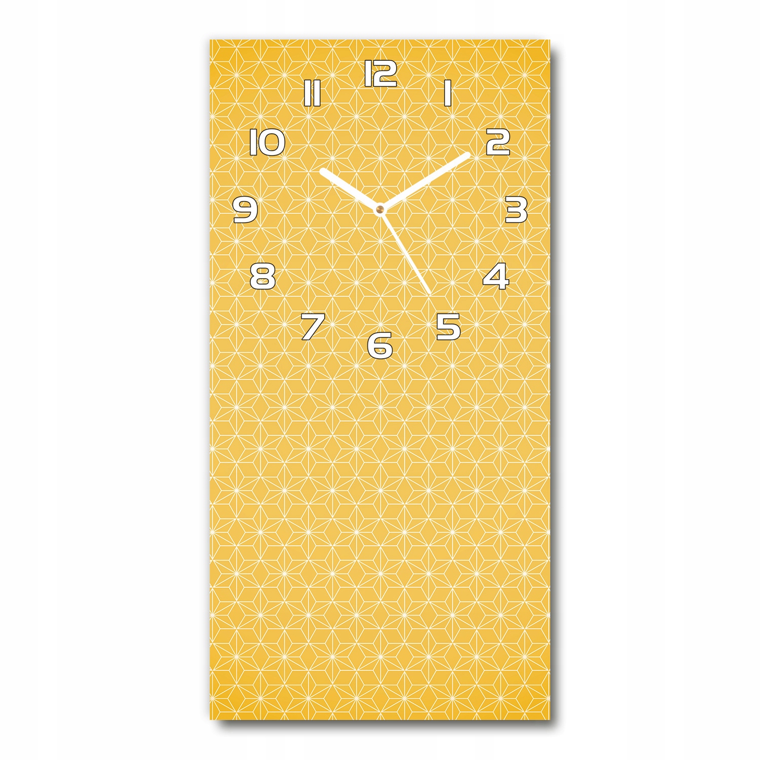 

Cichy szklany zegar na ścianę Gwiazdki 30x60 pion