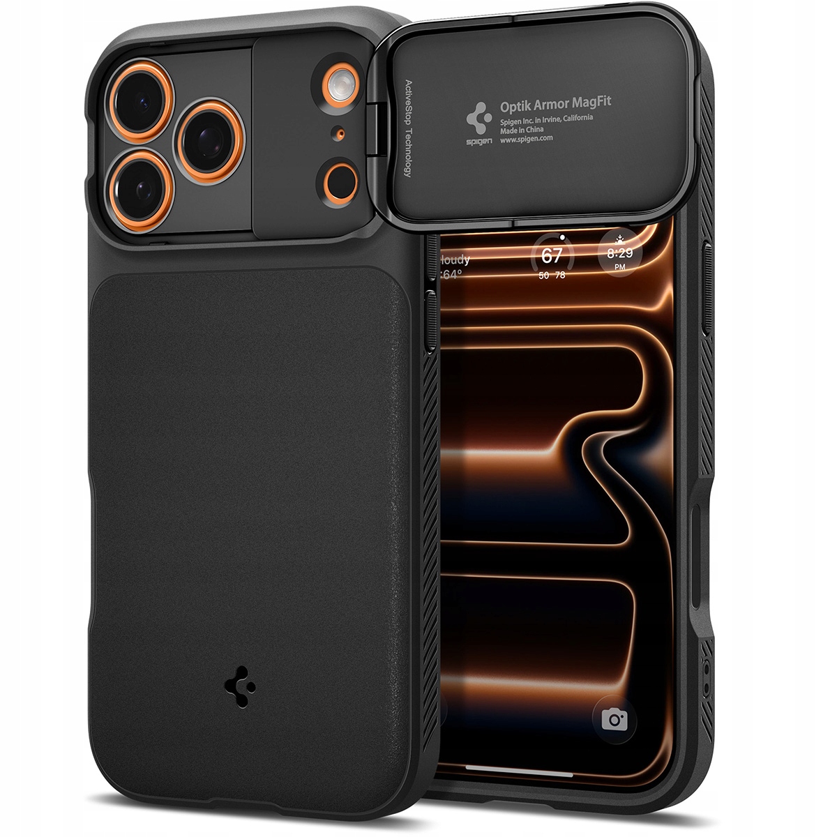 Pouzdro Spigen pro iPhone 17 Pro Max, zadní kryt se sliderem na fotoaparát, magnetické