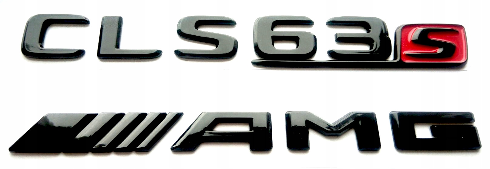 Mercedes Cls 63 S Amg emblém znak logo nápis čierny