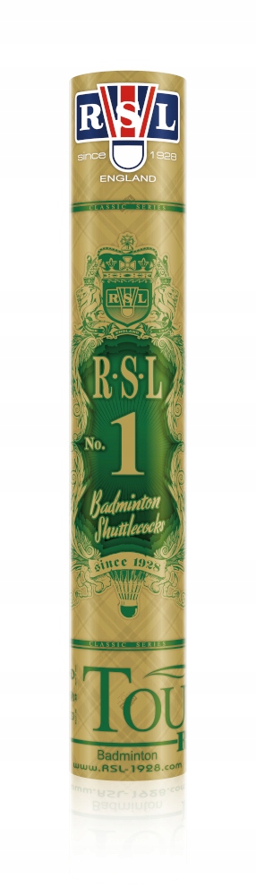 Míčky Rsl Husí peří č. 1 Turnajové turnaje 12 ks Tuba Rychlost 77
