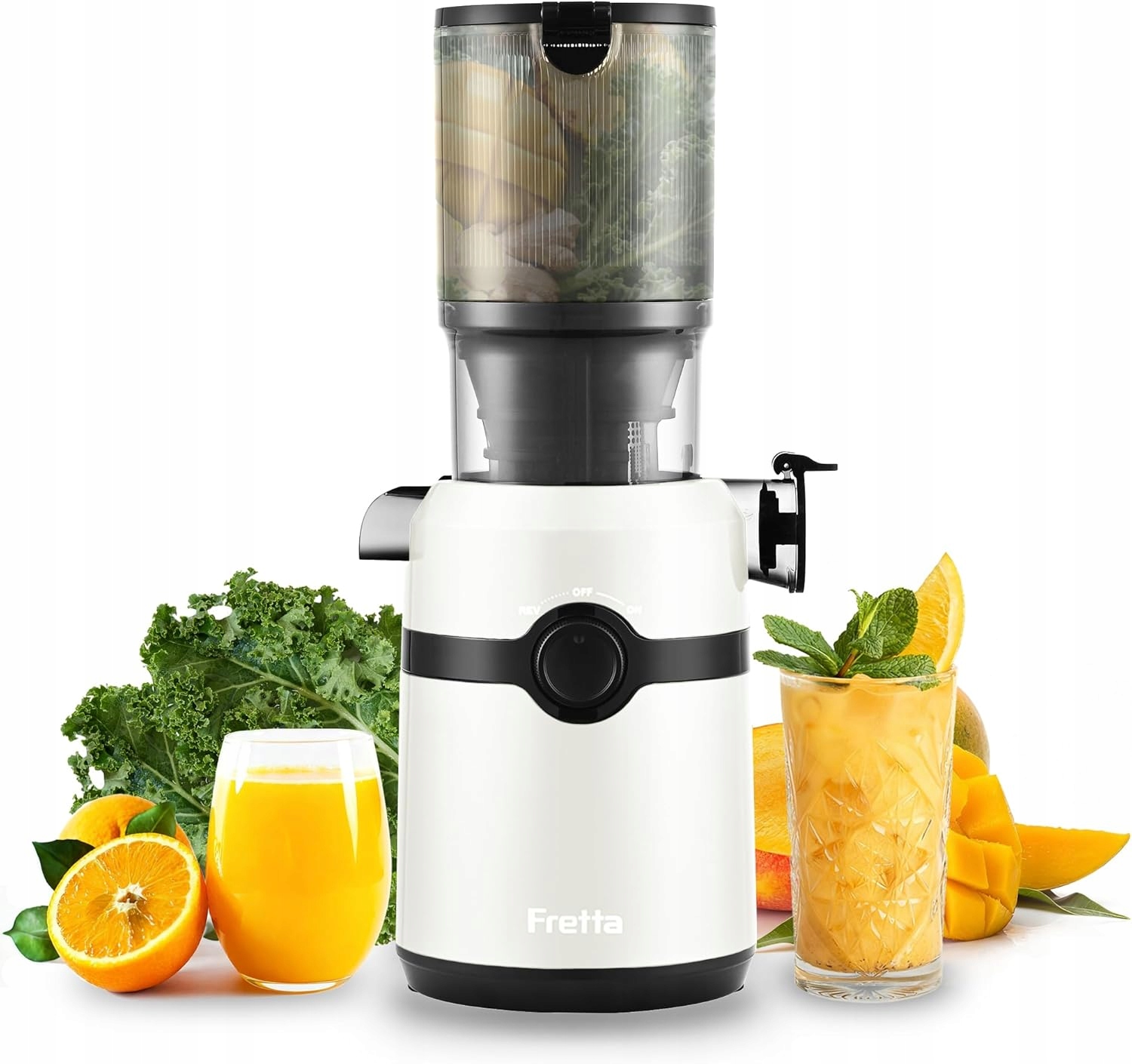 Odšťavovač pomalý 1 l na ovocie a zeleninu XL 108 mm BPA-free