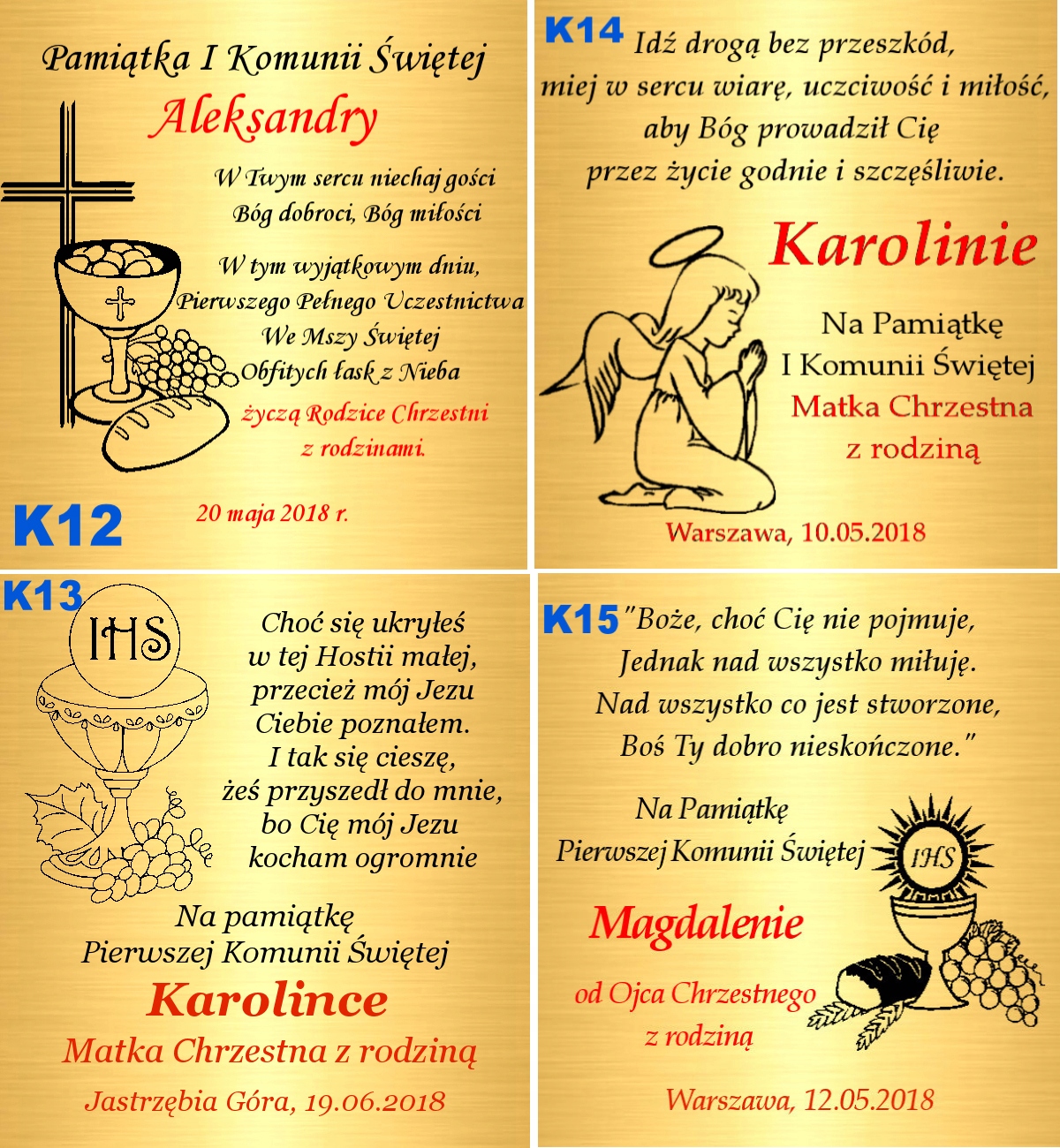 Złota bransoletka SERDUSZKO 925/585 PREZENT DLA DZIEWCZYNKI KOMUNIA GRAWER Długość całkowita 17 cm