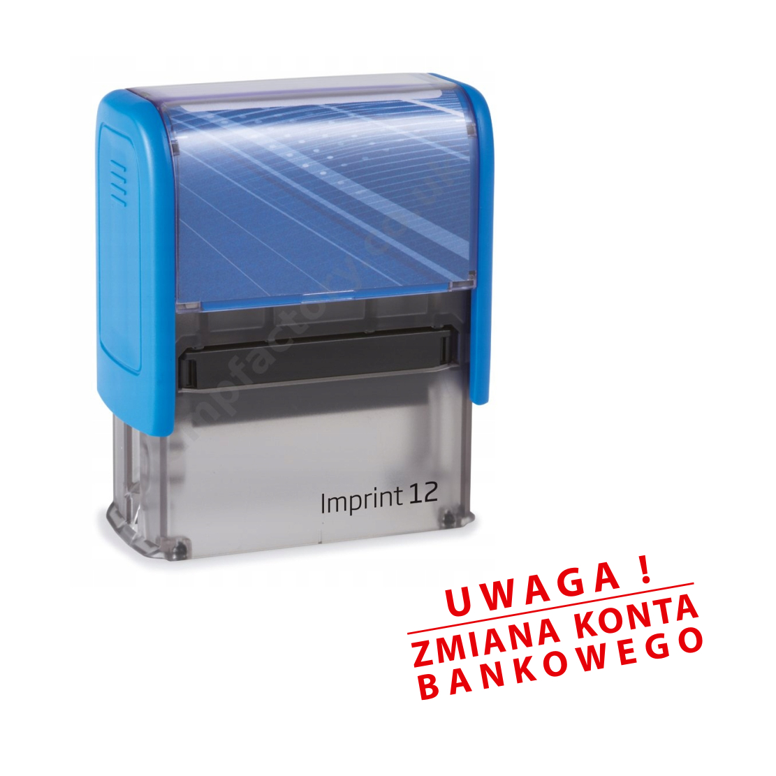 

Pieczątka Uwaga Zmiana Konta Bankowego