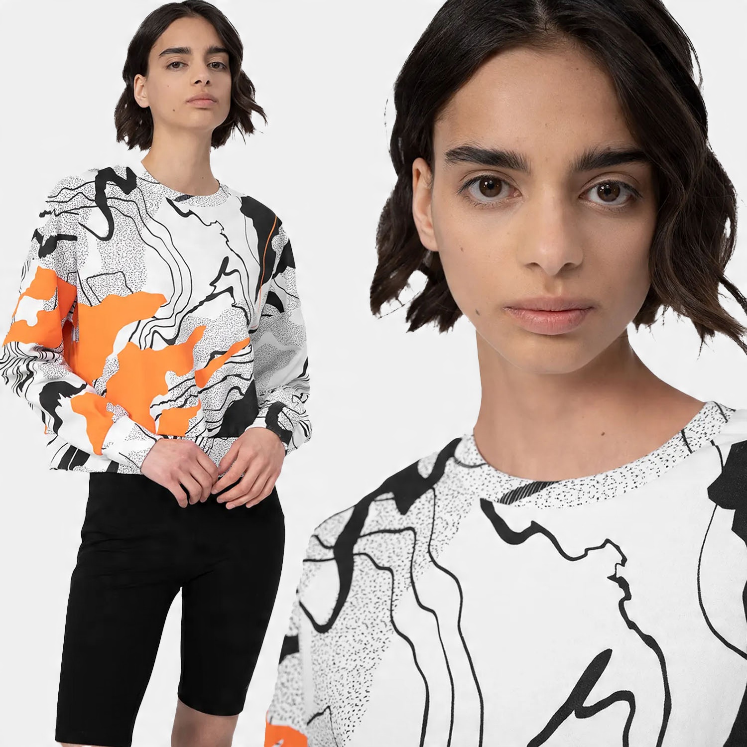 

Damska Bluza 4F Sportowa Bawełniana Casual