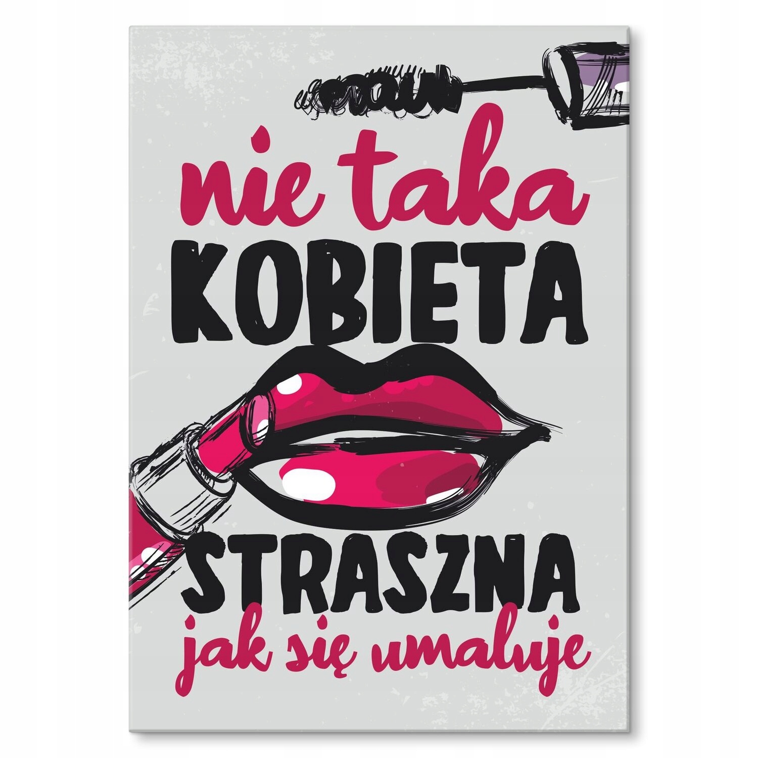 Kovový plakát není tak hrozný Štítek Plech 42 x 59,4 cm Dárek