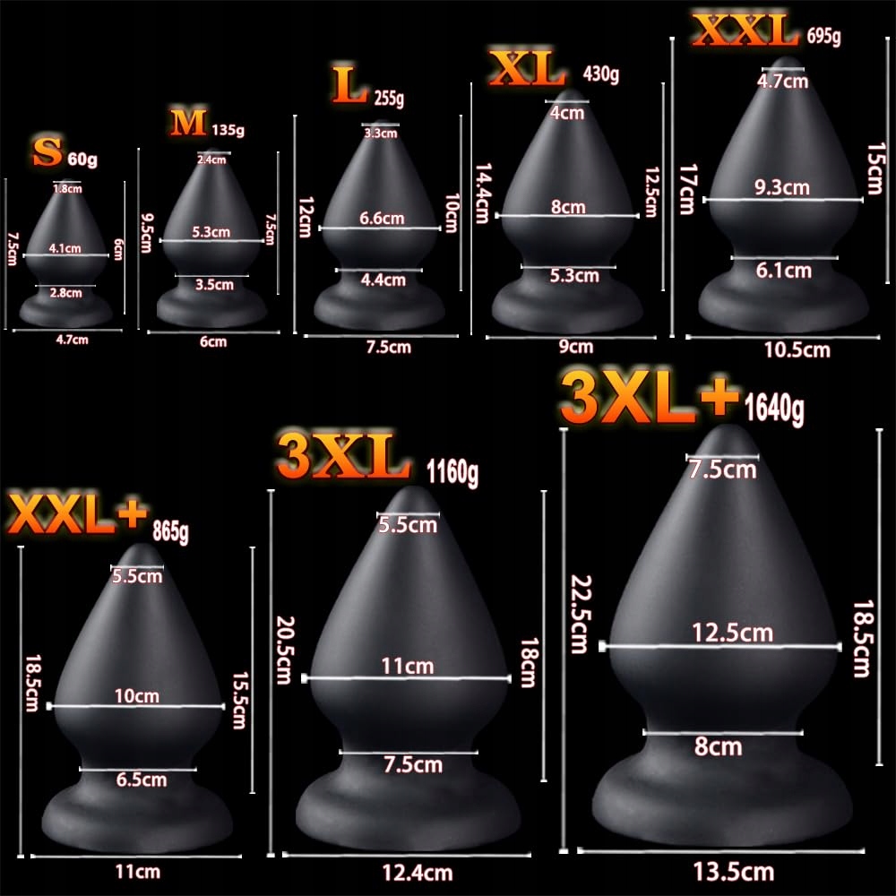 LEYUYE Korek Analny Dla Mężczyzn i Kobiet Duży Dildo z Przyssawką XXL — miniatura 2