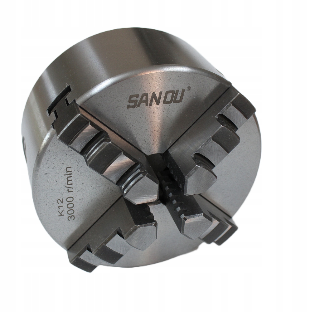 Uchwyt tokarski 125mm 4-szczękowy samocentrujący