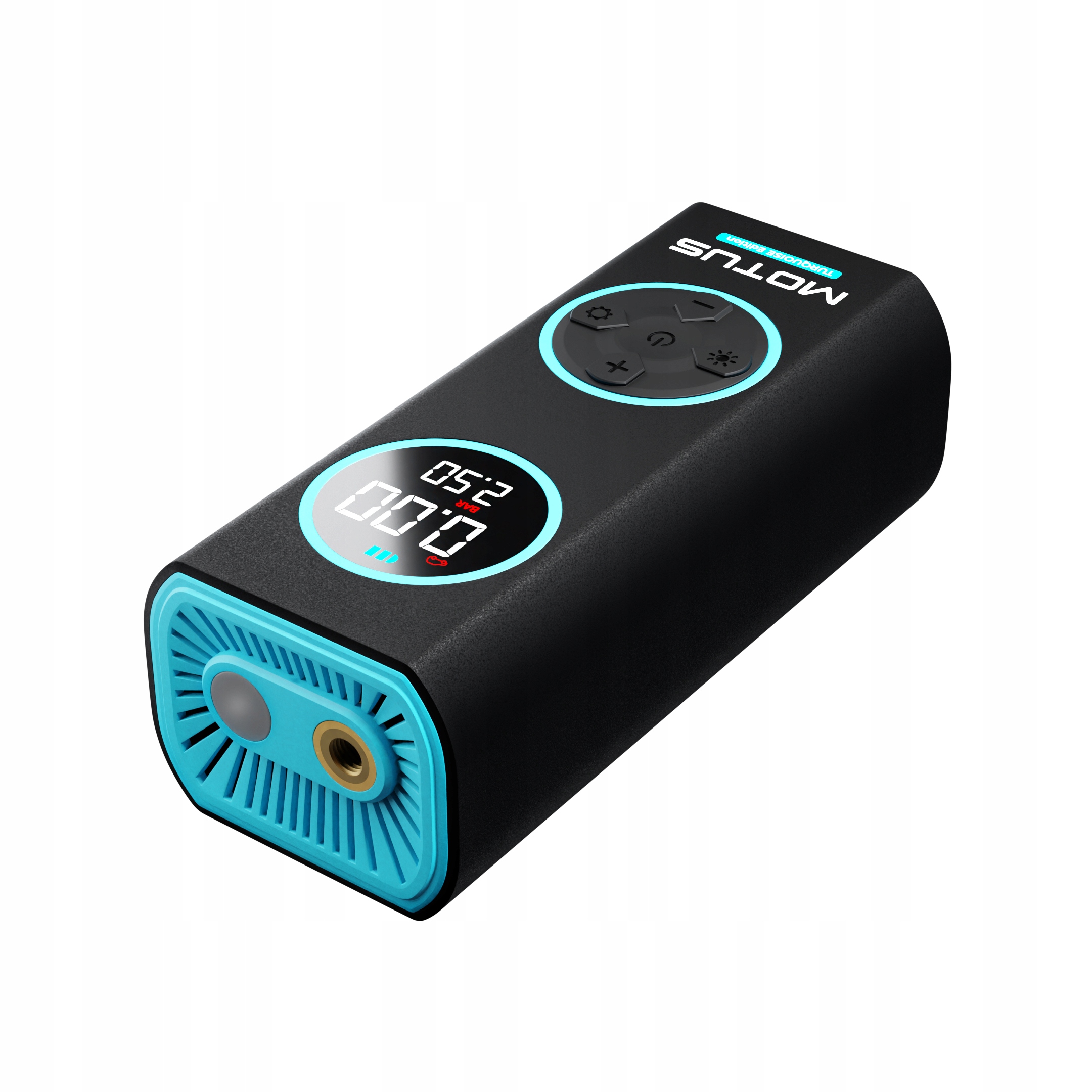 Motus AirPump Pro Turquoise – elektrická pumpa 96 W, akumulátor 7500 mAh,