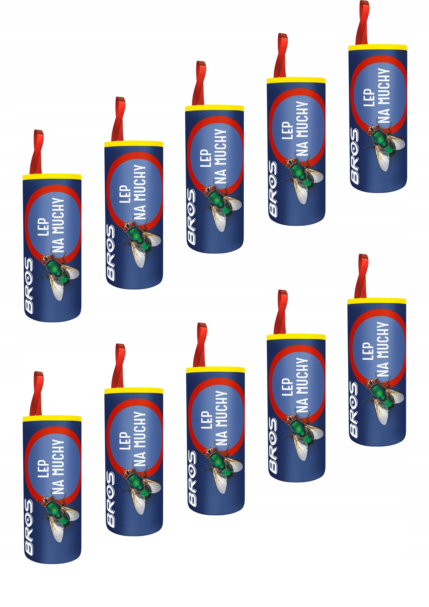 

Bros lep na muchy niezawodny i ekologiczny 10 szt