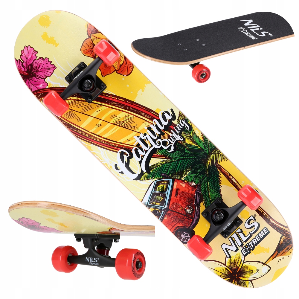 Deskorolka Klasyczna Drewniana Deska Dla Dzieci Californication ABEC-7