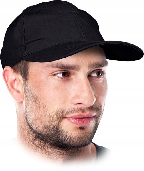 Czapka z daszkiem męska bejsbolówka militarna czarna Tactical Guard 57-61cm