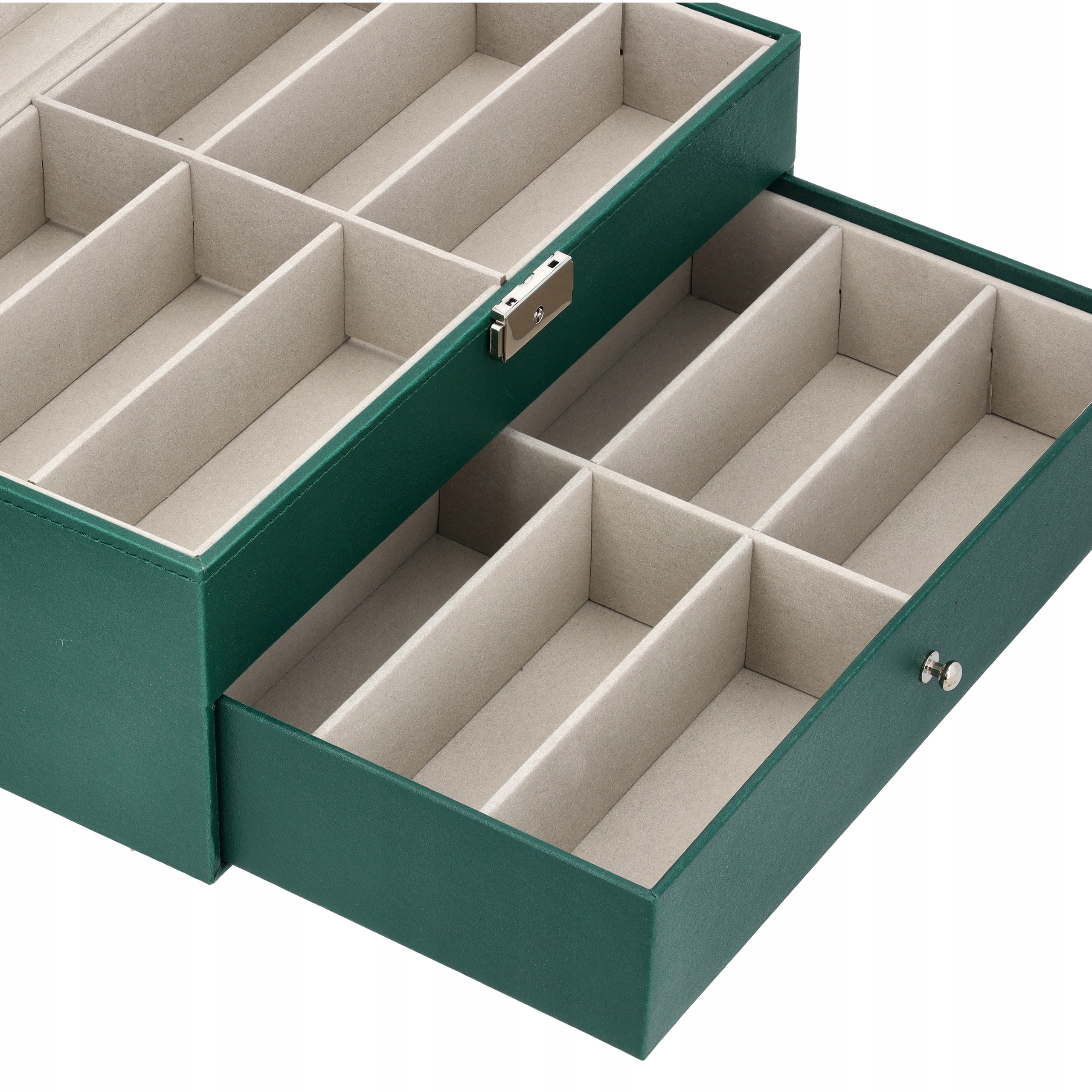 PUDEŁKO ETUI NA OKULARY EKSPOZYTOR ORGANIZER 12SZT EKOSKÓRA SZKATUŁKA G9 Cechy brak