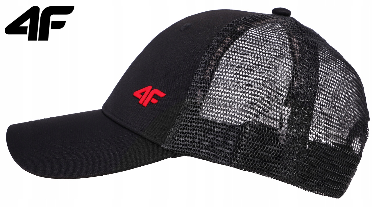 CZAPKA Z DASZKIEM MĘSKA DAMSKA 4F BEJSBOLÓWKA WENTYLACJA SIATKA REGULOWANA Rozmiar S/M