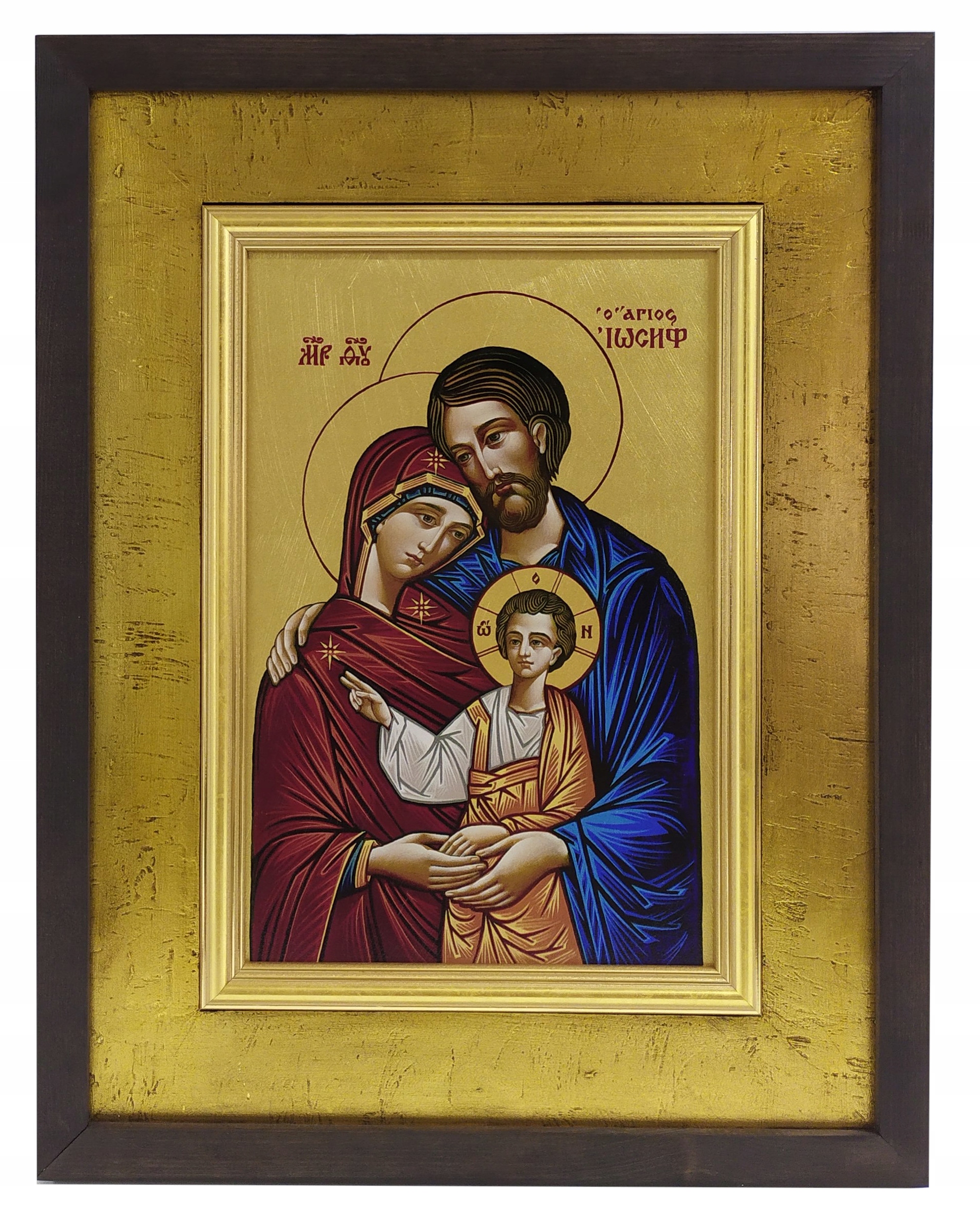 

Obraz Ikona Świętej Rodziny 32X41 Rama Drewniana