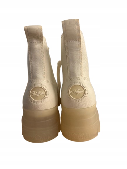 Buffalo botki damskie białe r.41