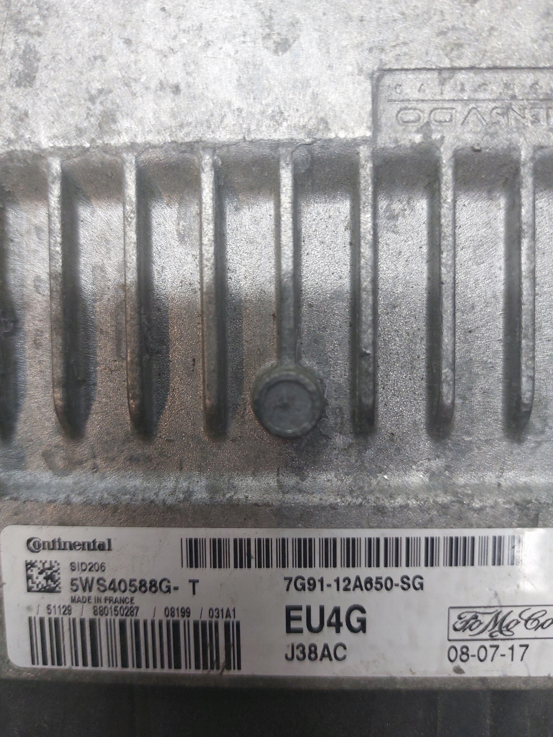 computer of the engine S-MAX 1.8 TDCI 7G91-12A650-SG