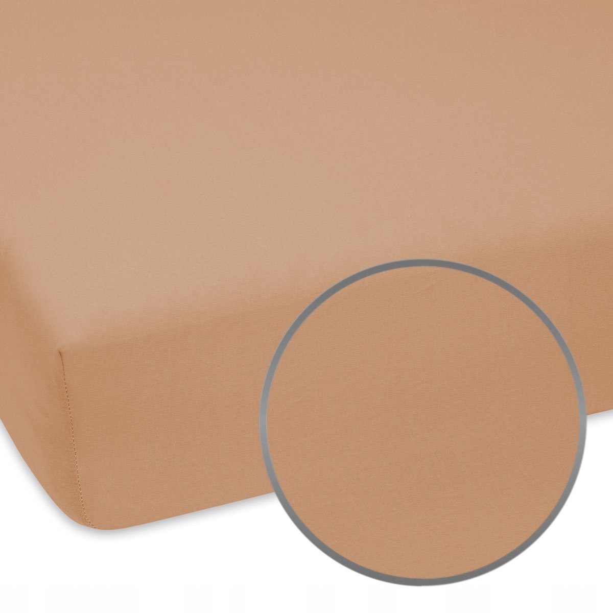 

Prześcieradło 70x120 cm beżowe jasne solidne