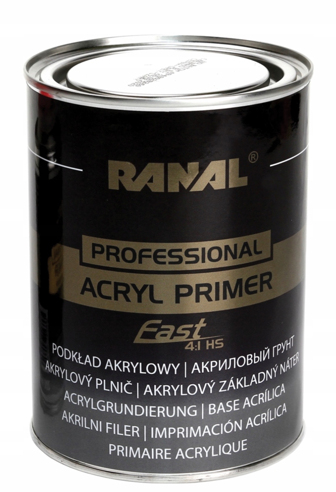 Ranal Podkład akrylowy Fast 4:1 Szary 1L
