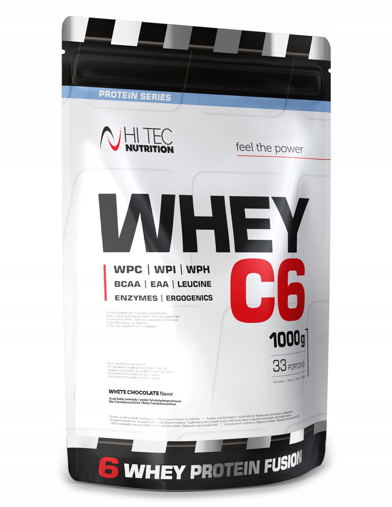 Hi Tec Whey C-6- 1000 g Bílkovina Izolát Wpi Wph Wpc
