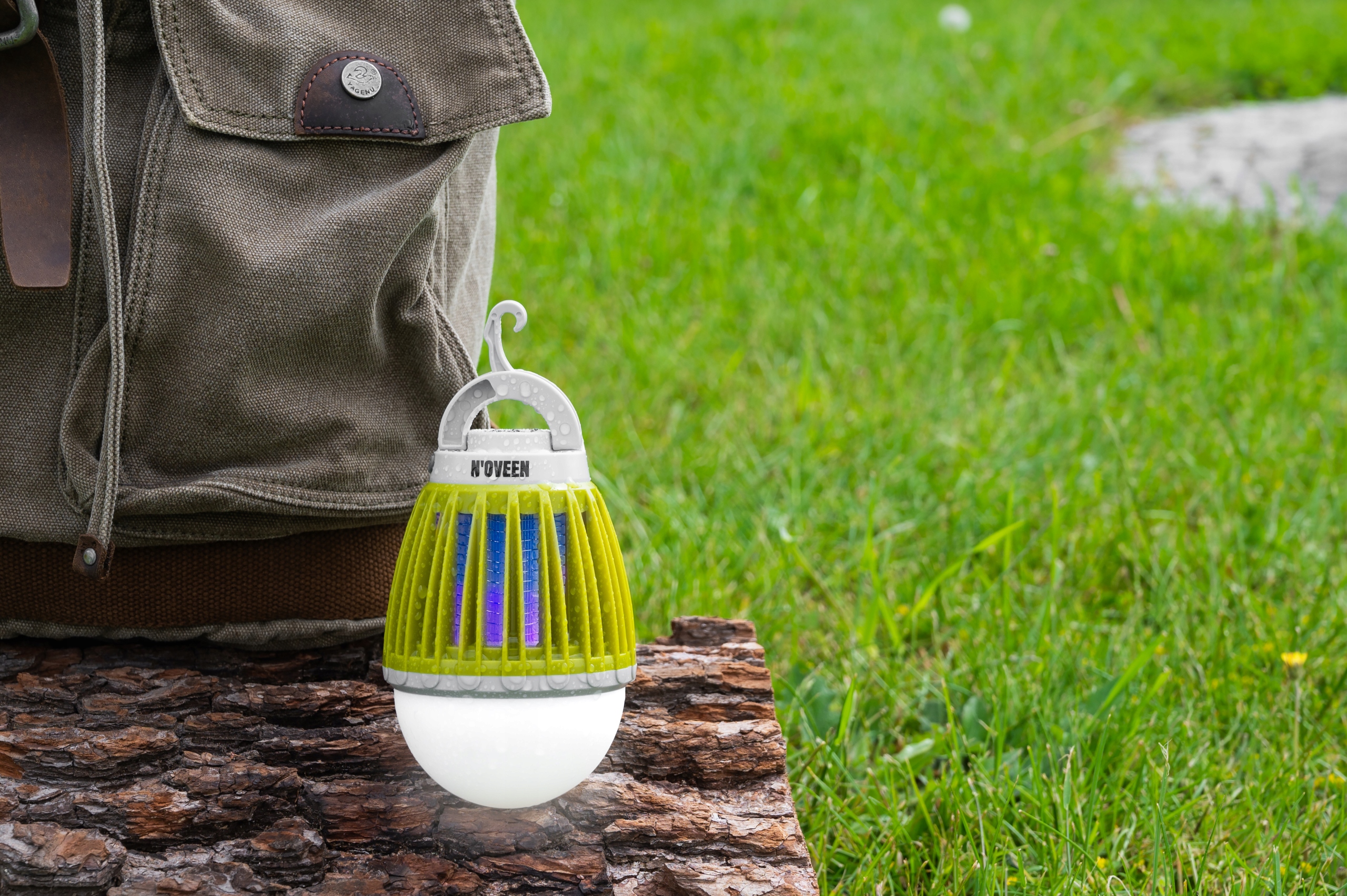 LAMPA NA OWADY KOMARY 2w1 LAMPKA AKUMULATOR NAMIOT TURYSTYCZNA Marka N'oveen