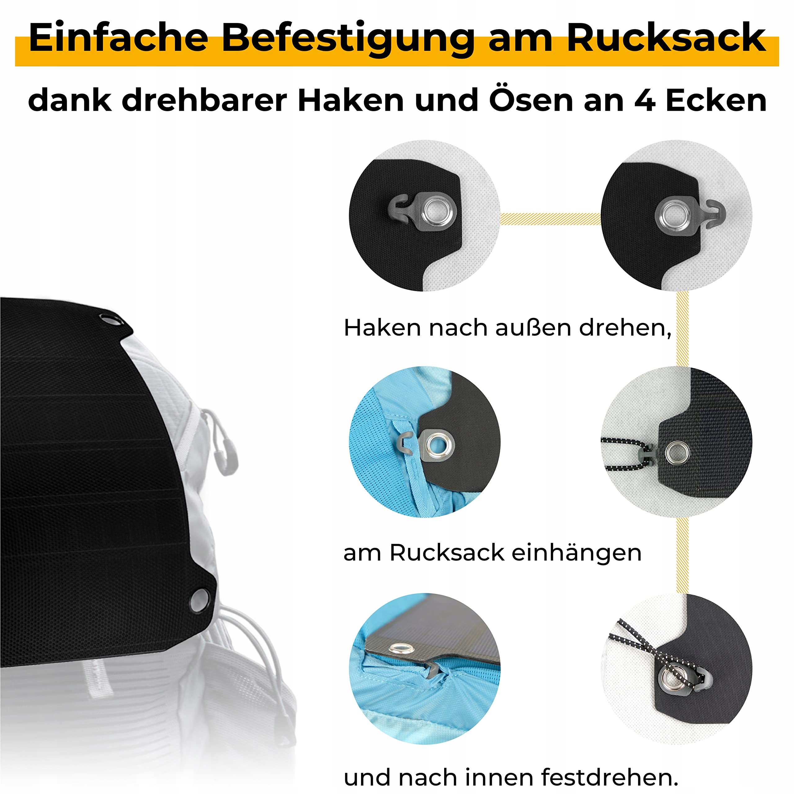 SUNNYBAG Leaf PRO Panel Słoneczne 7,5W USB Do Telefonów i Powerbanków — miniatura 5