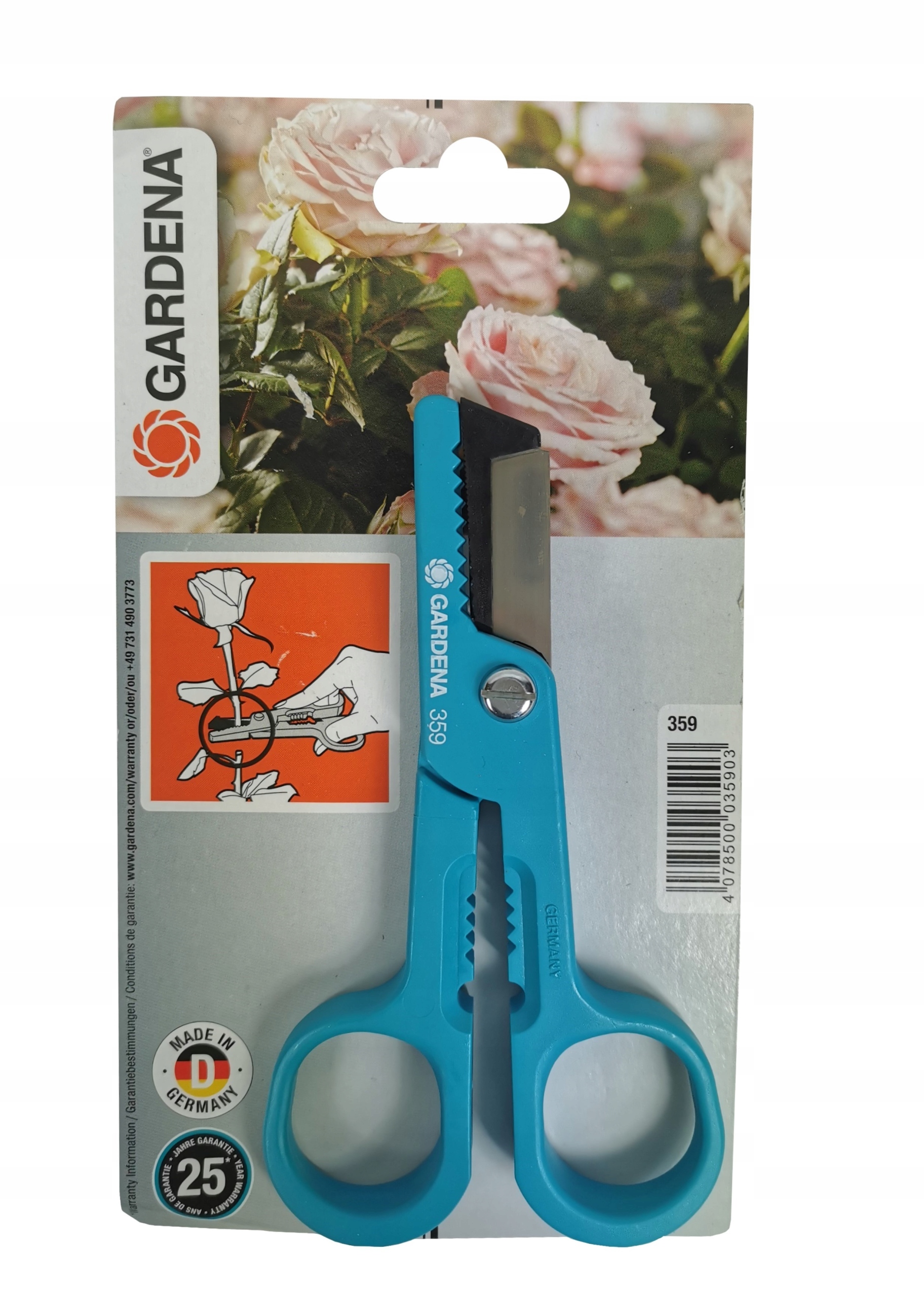 

Gardena 359-20 nożyczki do róż nożyce ogrodowe 4w1