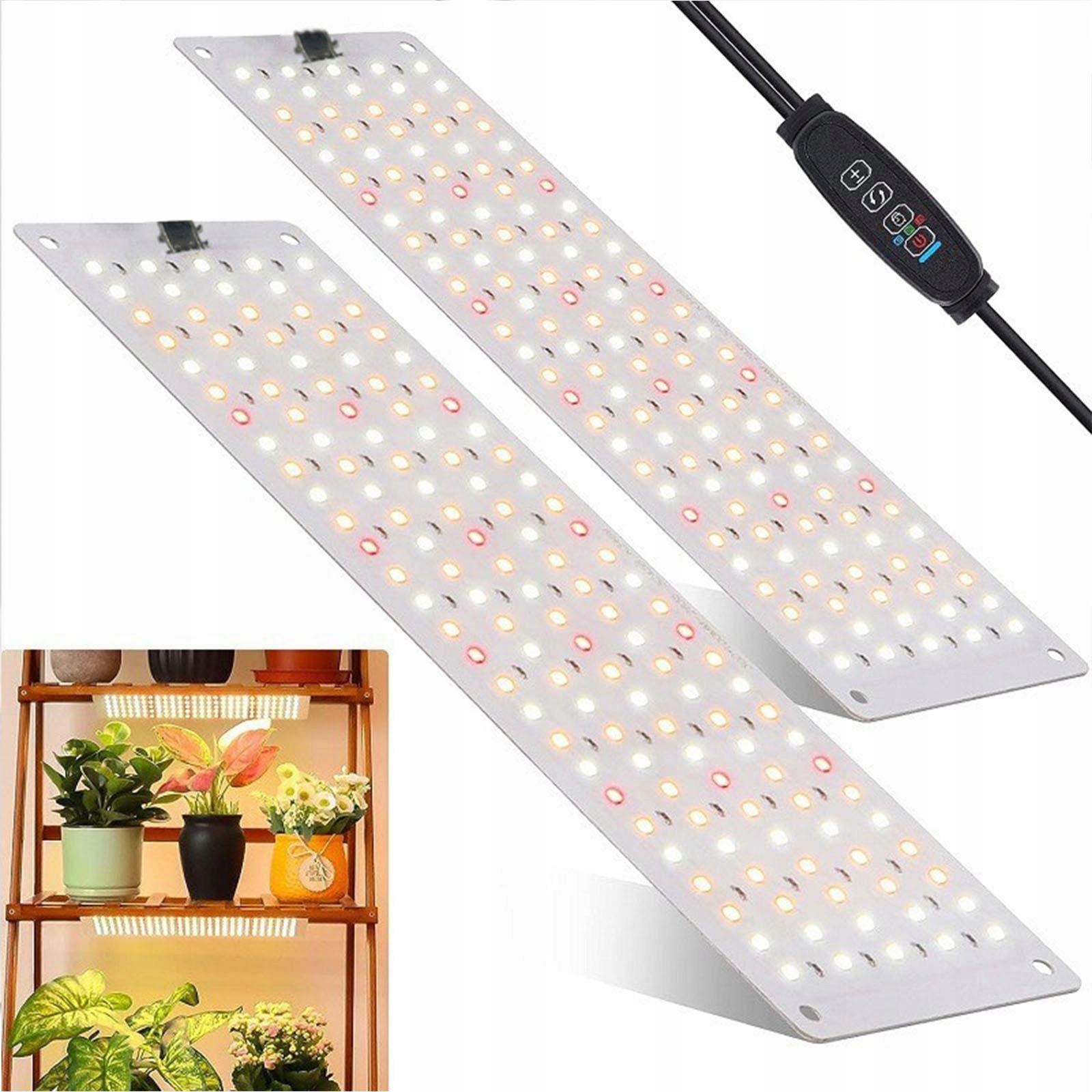Plnospektrální Led lampa pro růst rostlin 30cm, sada 4 kusů.