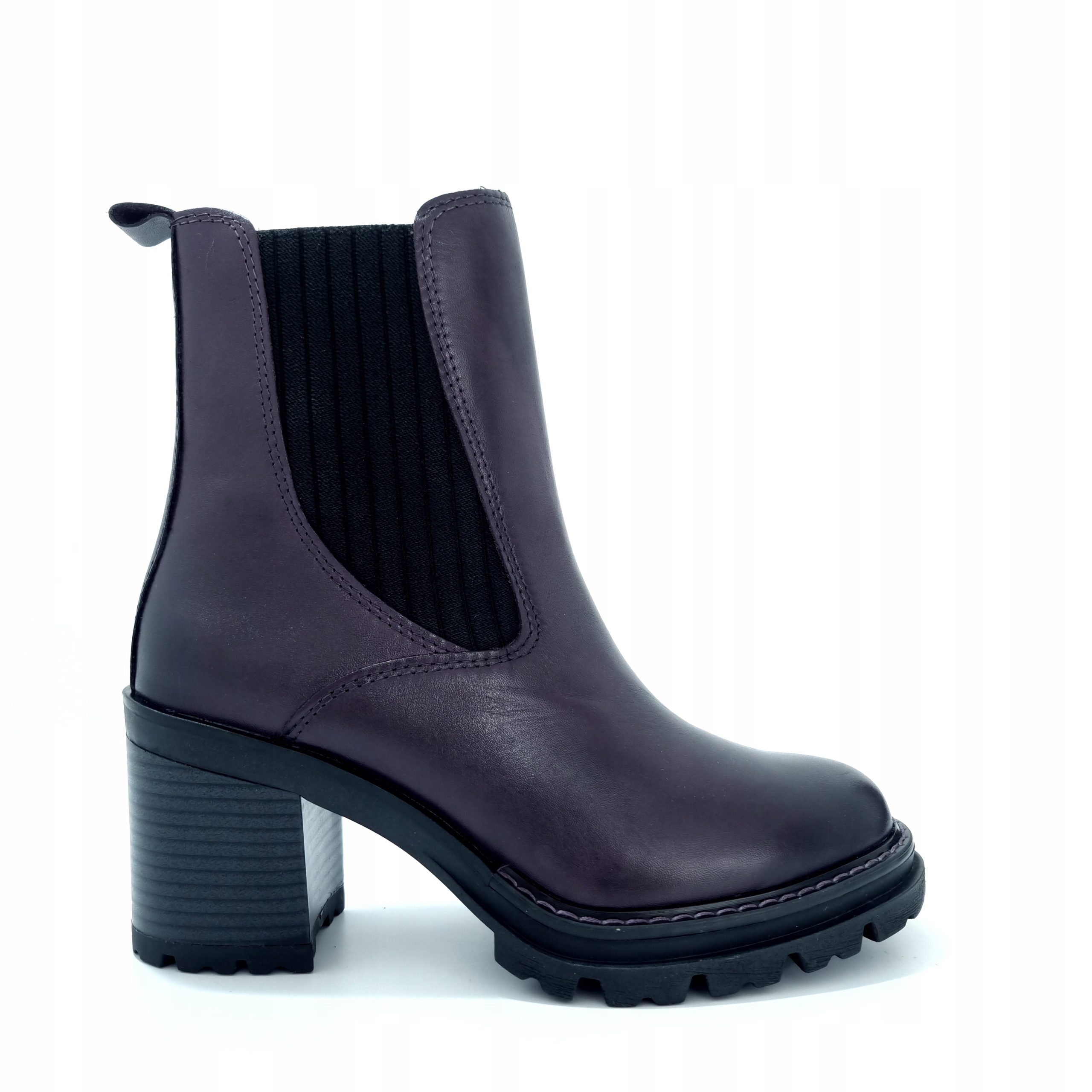 Kožené Kotníkové Boty Marco Tozzi 2-25828-41 Fialová r37