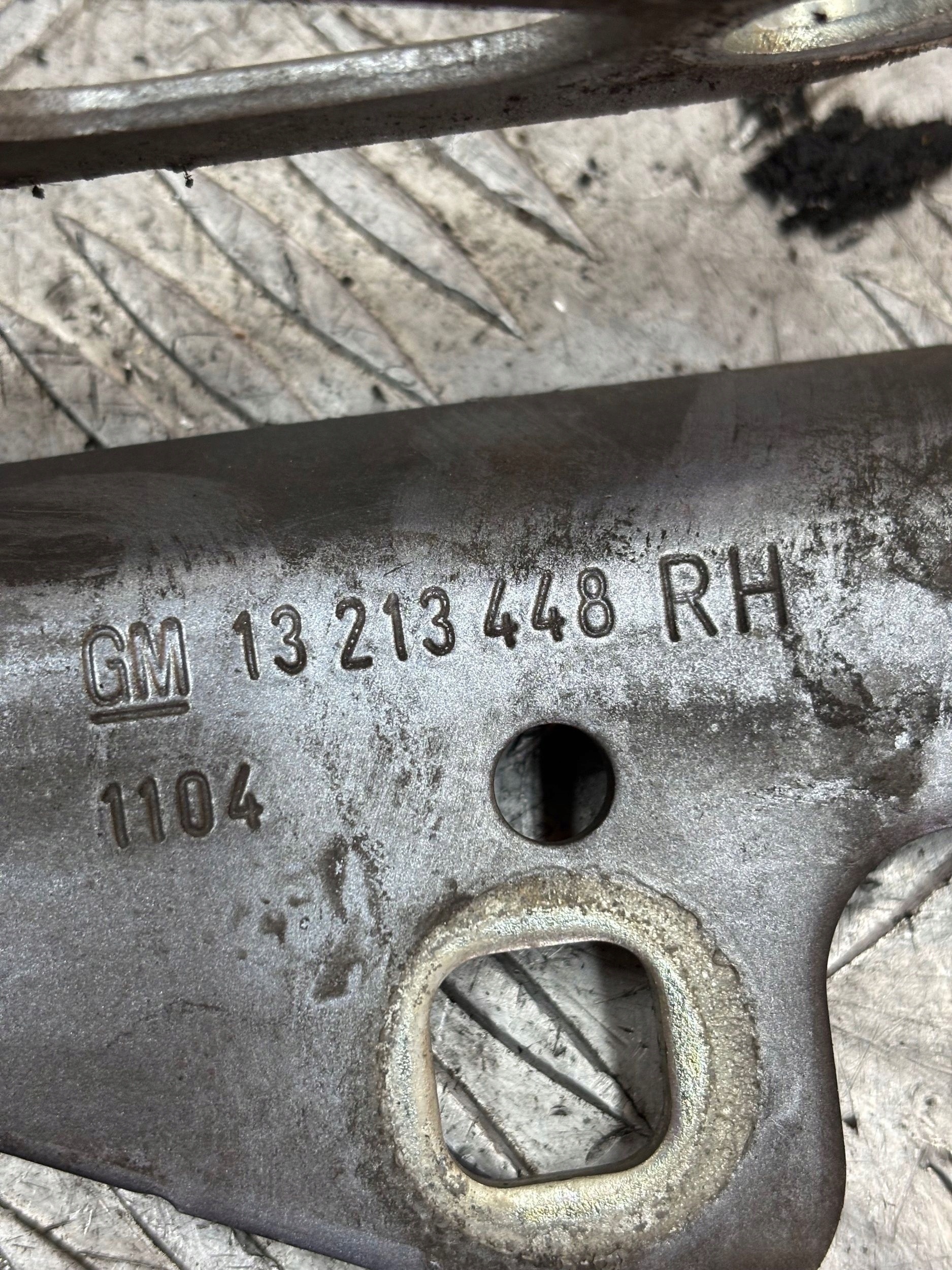 hinge bonnet hinges left right OPEL ASTRA H III 3