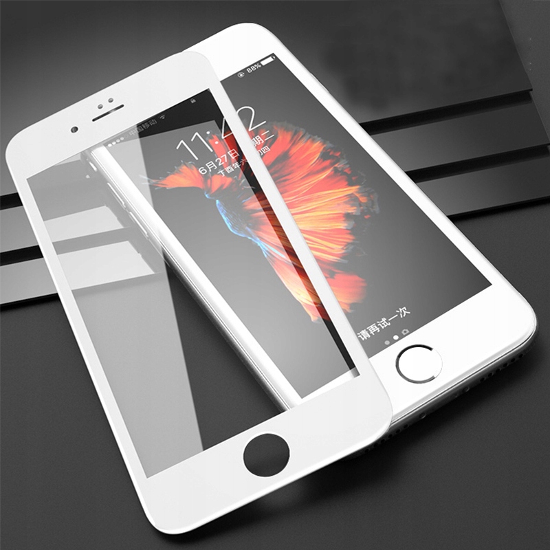 

Szkło Hartowane Ochronne 9D iPhone 7/8/SE20 biały