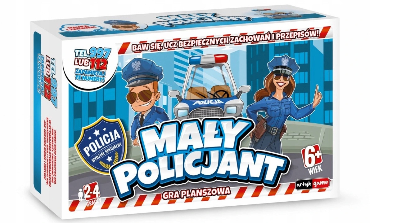 135323 GRA PLANSZOWA MAŁY POLICJANT POLICJA ARTYK Wydawca Artyk