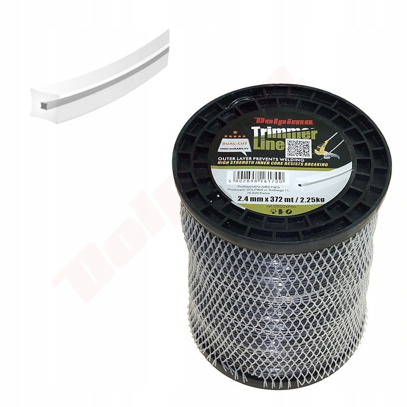 Struna Dual-cut Square 2,4MM/372M